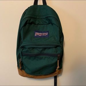 ISO Jansport Men's Right Pack Polyester Backpack - Pine Grove or Forest Green